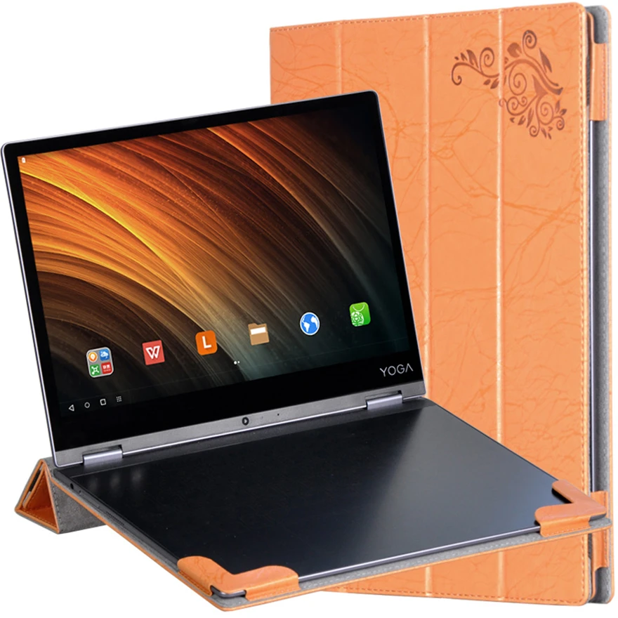 Для lenovo A12 чехол для планшета Funda 12,2 ''флип-чехол с подставкой Чехлы с цветочным принтом тонкий чехол для lenovo YOGA A12 защитная оболочка