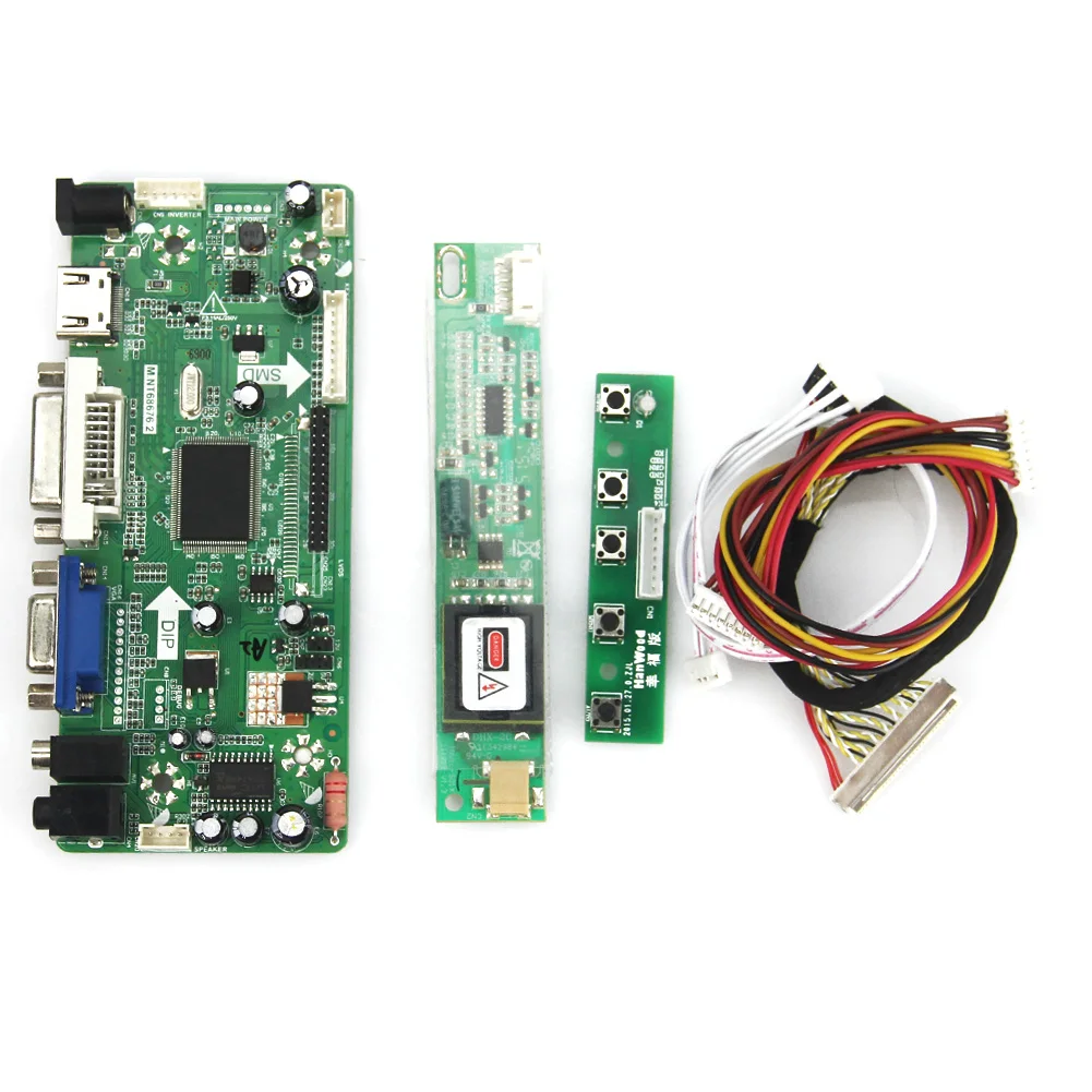 Плата драйвера ЖК светодиодный светодиодного контроллера (HDMI + VGA DVI Audio) ForLP154WX5-TLA1