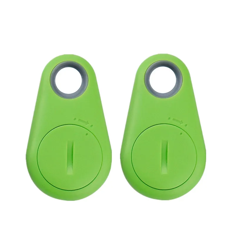 green green 2 шт. Мини Bluetooth 4,0 gps трекер для домашних животных локатор Портативный Анти-потеря ключ искатель собака трекер двухсторонняя сигнализация противоугонное устройство - Цвет: green green