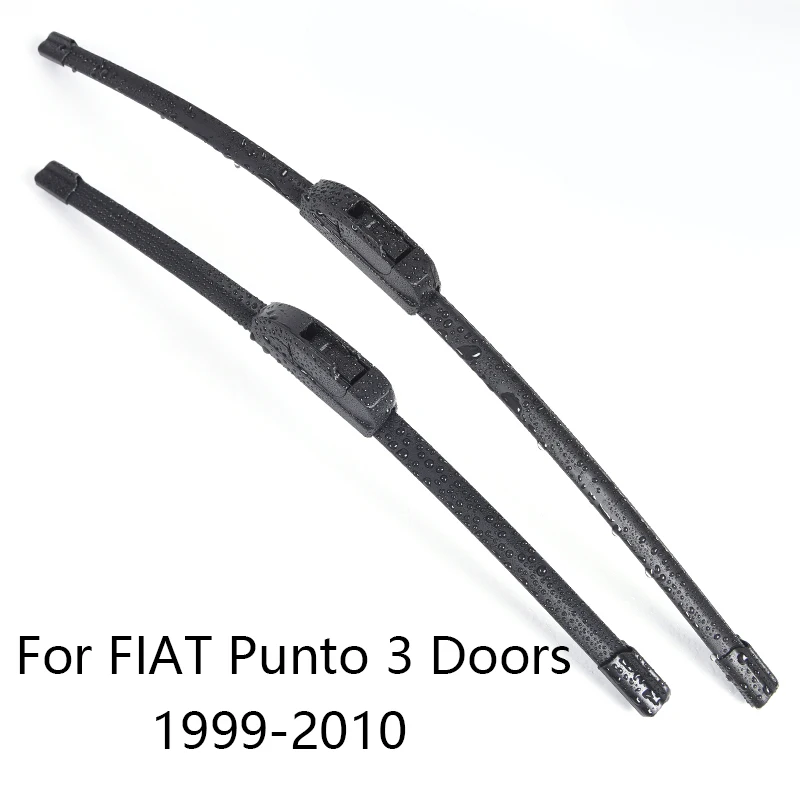 1999-2010 3 Doors Щетки стеклоочистителя лобового стекла для FIAT Punto 1999 2000 2001 2002 2003 2004 2005 2006 2007 до Резина стеклоочистителя лобового стекла автомобиля - Цвет: 1999-2010 3 Doors