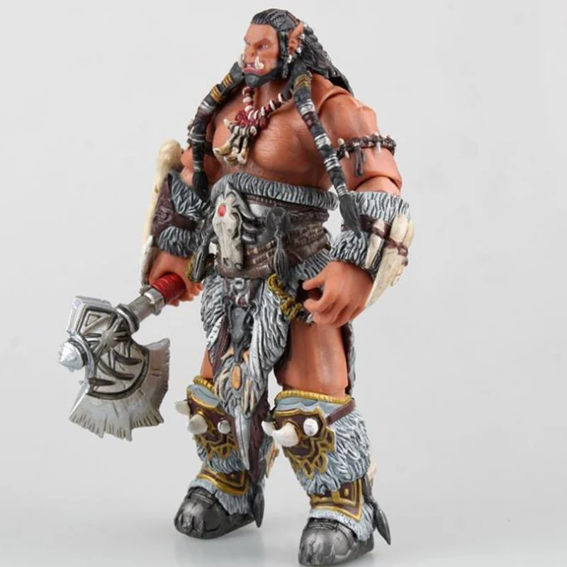 Горячая игра WOW персонаж Durotan Frostwolf Orchi воин солдат передвижная ПВХ фигурка