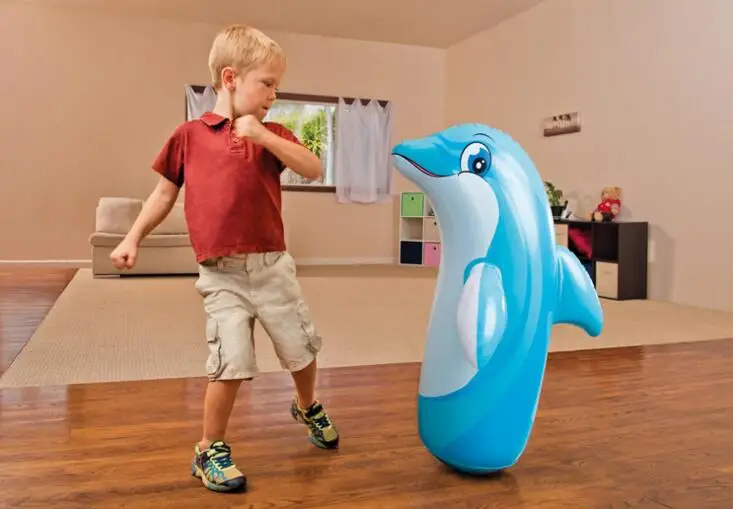 Play INTEX 44669 животные Тигр динозавр Дельфин 3D Budaoweng подводный надувной для детей