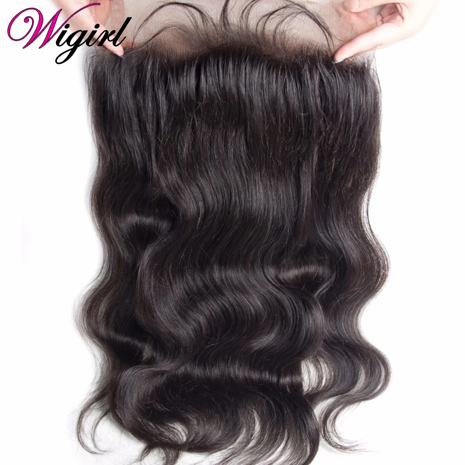360 Lace Frontal Closure With Bundles Brazilian Body Wave Bundle Pre plucked frontal with bundles |
