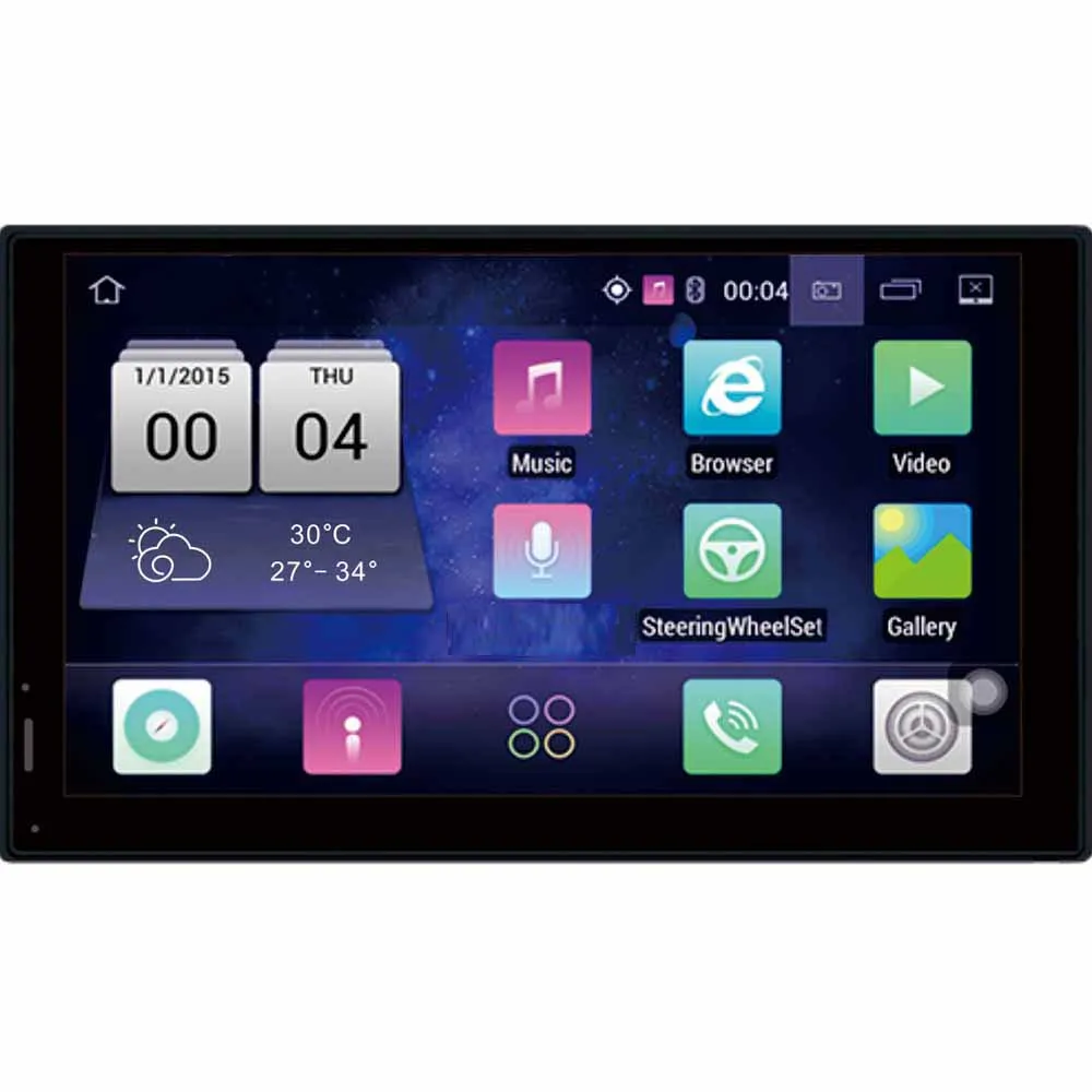 Beidouyh 7 дюймов Android автомобильный навигатор Радио Поддержка SWC/OBD/BT/DVR/RDS