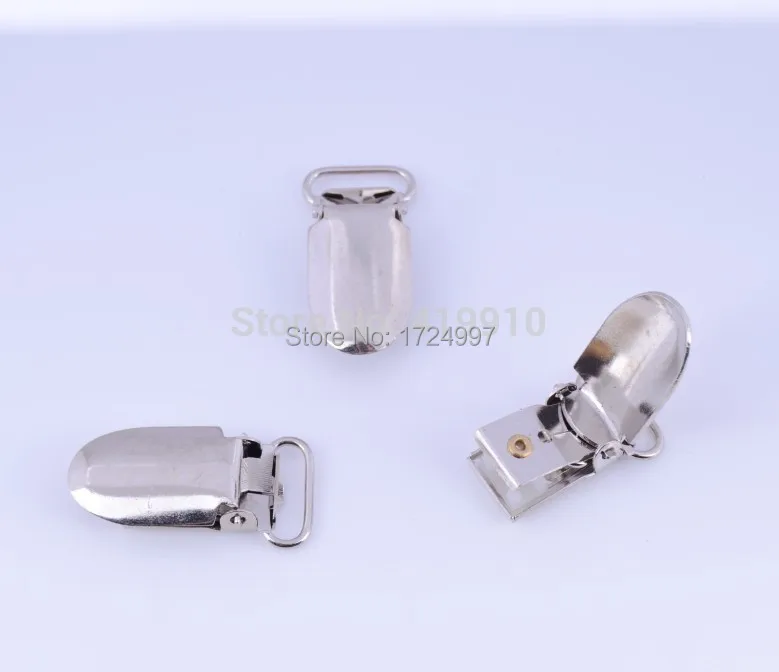 

10 шт. безсвинцовые металлические клипсы-подвески для соски с пластиковой лентой Ремесло швейный инструмент 18x39 мм B2735