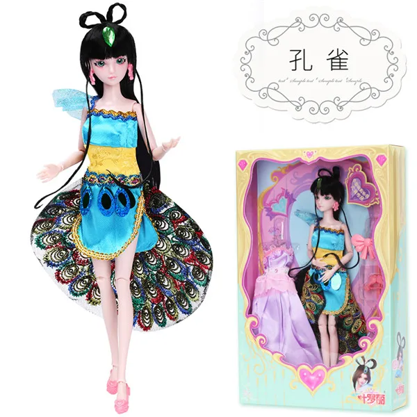 Большой бренд Leaf Luo куклы 14 подвижное соединение Barbies Li Фея 29 см полный набор кукла