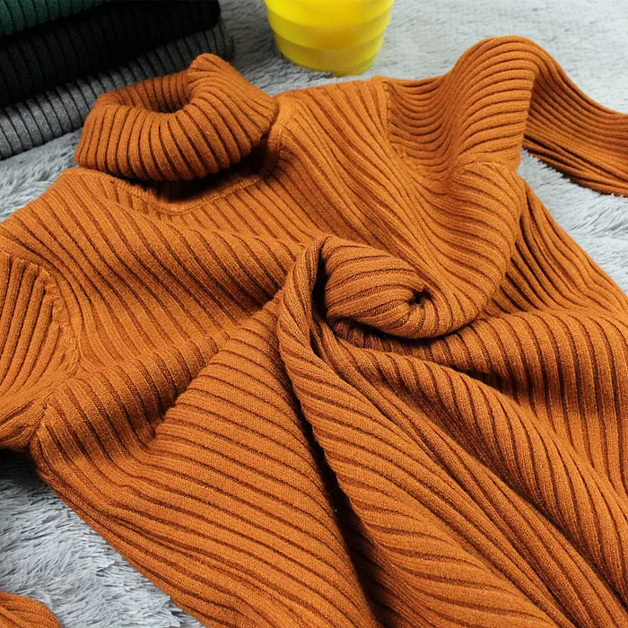 fashion women turtleneck thick cashmere sweater female knitted slim pullover ladies all-match basic long sleeve shirt clothing | Женская