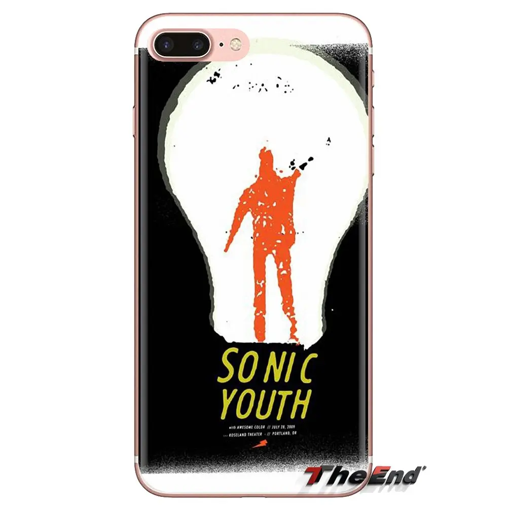 Для iPod Touch Apple iPhone 4 4S 5 5S SE 5C 6 6S 7 8 X XR XS Plus MAX Sonic Youth Flaming Lips OMG Rock прозрачный чехол из
