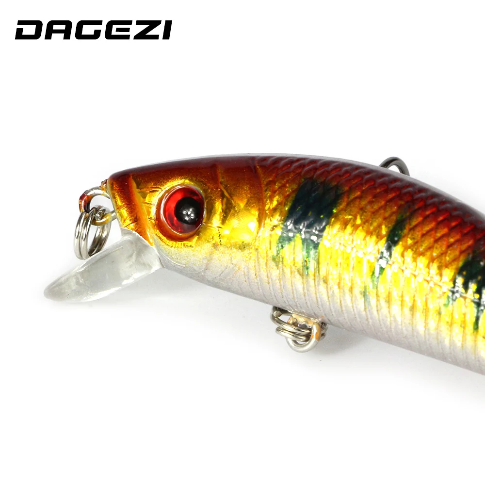 Рыболовная приманка DAGEZI твердая глубокого плавания рыболовные приманки 10 шт./лот