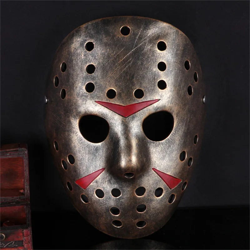 Лидер продаж маска на все лицо Джейсона из каучука Фредди против Тема фильма