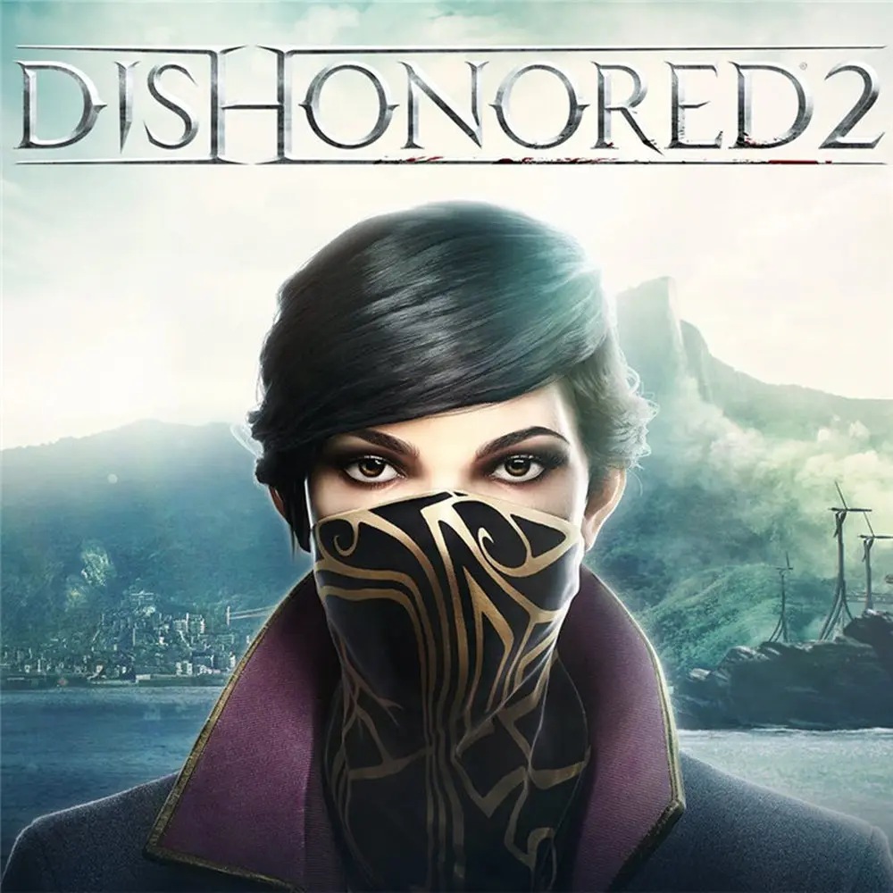 Игра Dishonored 2 Косплей Костюм Emily Drexel Lela Kaldwin косплей маска шарф реквизит|Аксессуары