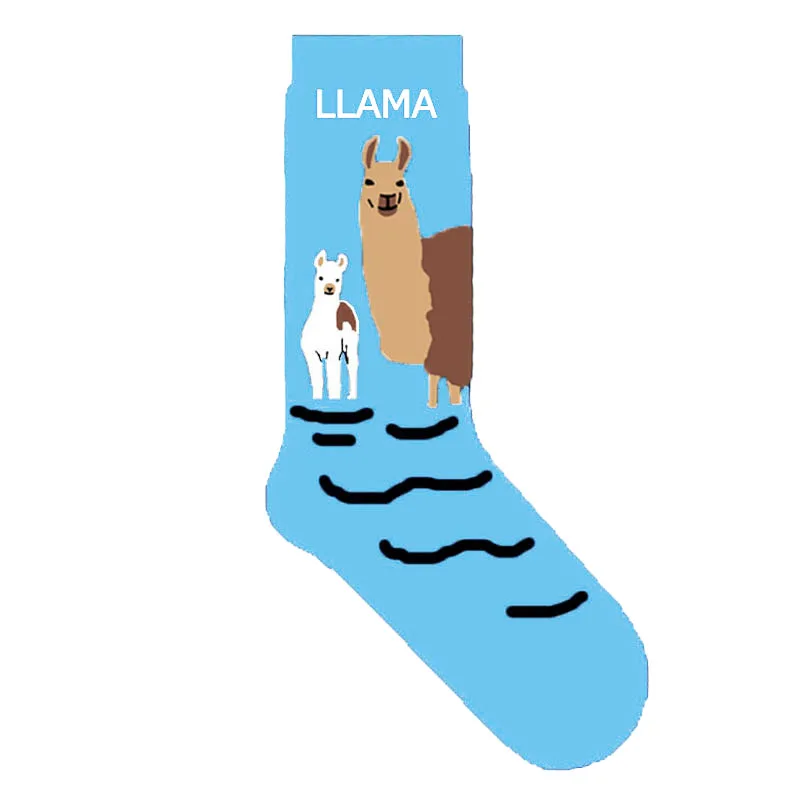 Оригинальные носки llama милые новые подарок на день матери Alpaca женские M-99K1 20/50/100