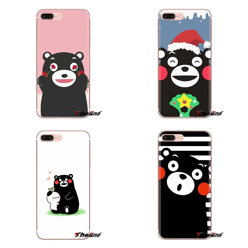 Японский Kawaii Kumamon милый медведь чехол для мобильного телефона Samsung Galaxy J1 J2 J3 J4 J5 J6 J7