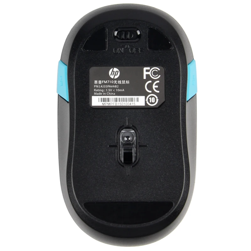 Hp FM710 оптическая USB 2 4 ГГц Беспроводной Mause мышь 1600 Точек на дюйм портативных ПК