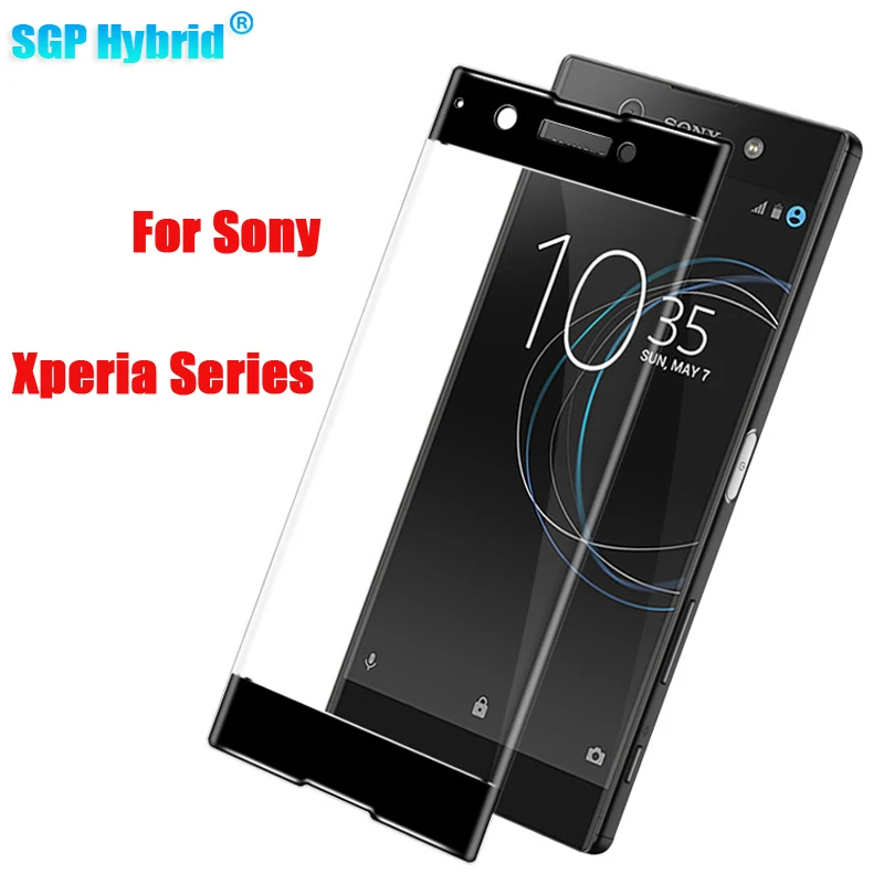 Закаленное стекло с полным покрытием для Sony XA1 Ultra Защитное экрана Xperia XA DuaL G3112 Plus
