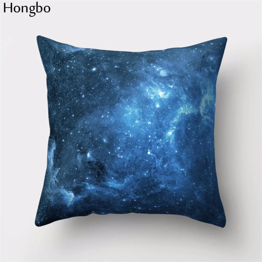 Hongbo 1 шт. ночное звездное небо звезды Сияющие Великолепная Туманность сказочная галактика фантазия Вселенная Чехлы для подушек диван