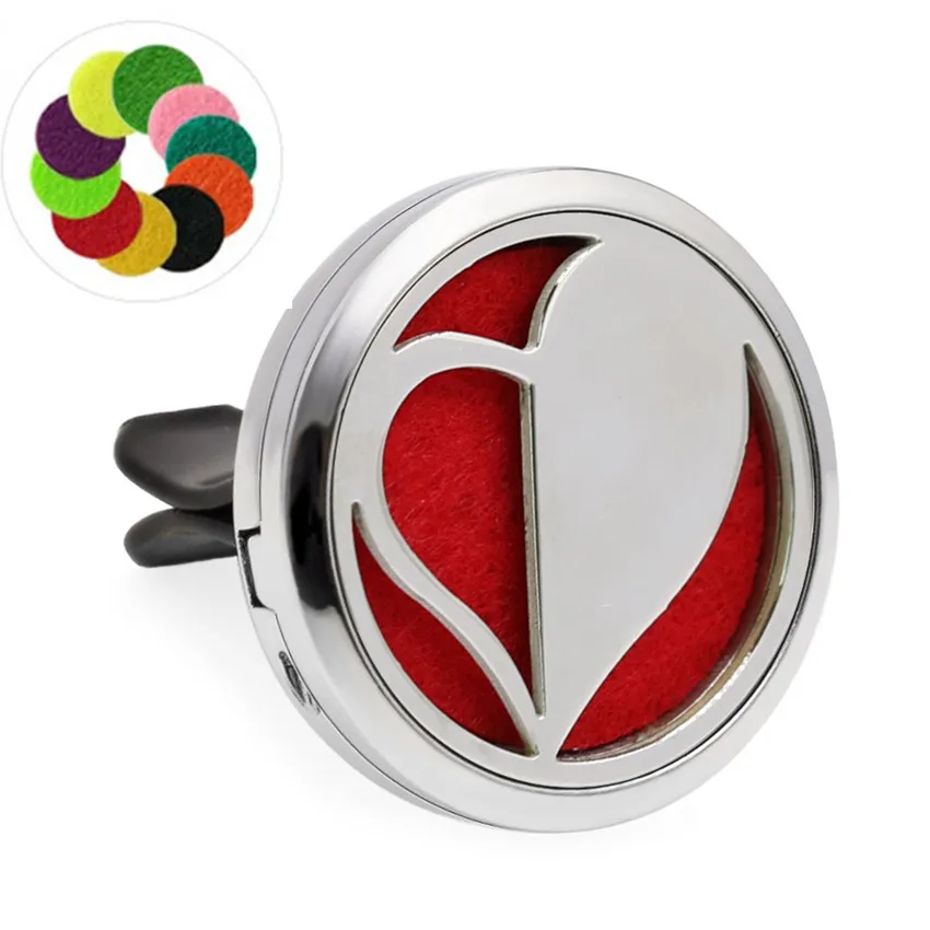 Автомобильный диффузор из стального сплава в виде сердца|diffuser locket|aroma locketlocket diffuser