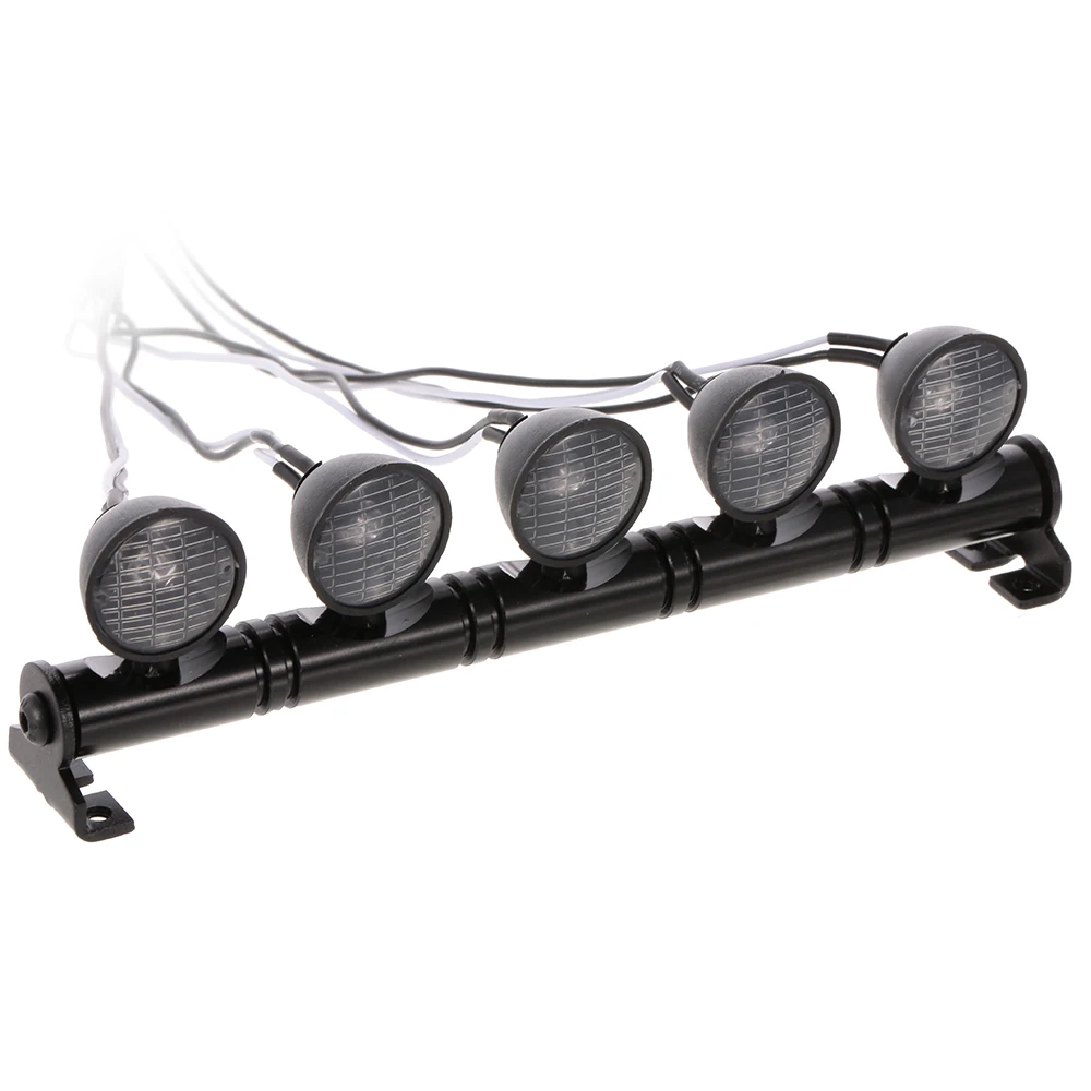 Радиоуправляемая Автомобильная круглая светодиодная крышка для 1:10 RC Гусеничный