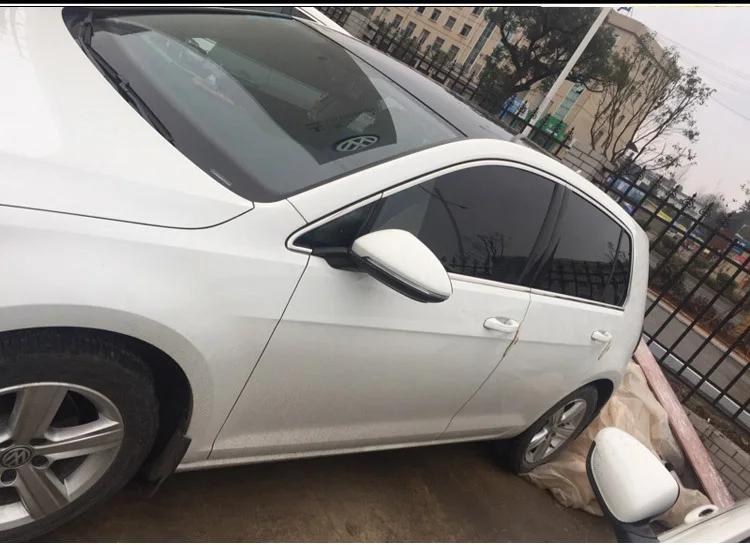 Нержавеющая сталь внешний подоконник крышка планки для volkswagen golf mk7 2013 2014 2015 2016 2017
