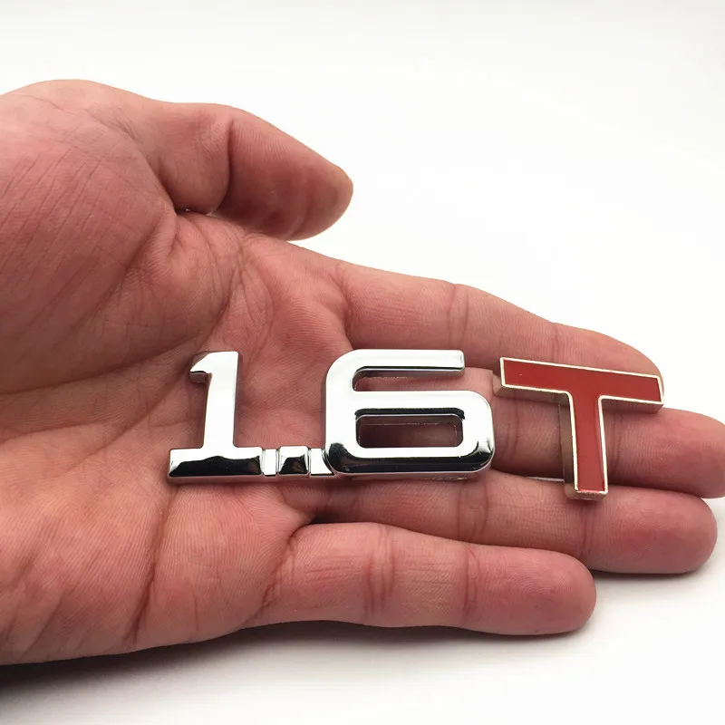 Металлическая 3d наклейка для автомобиля 1 4 5 6 8 2 0 3 T с логотипом эмблема значок