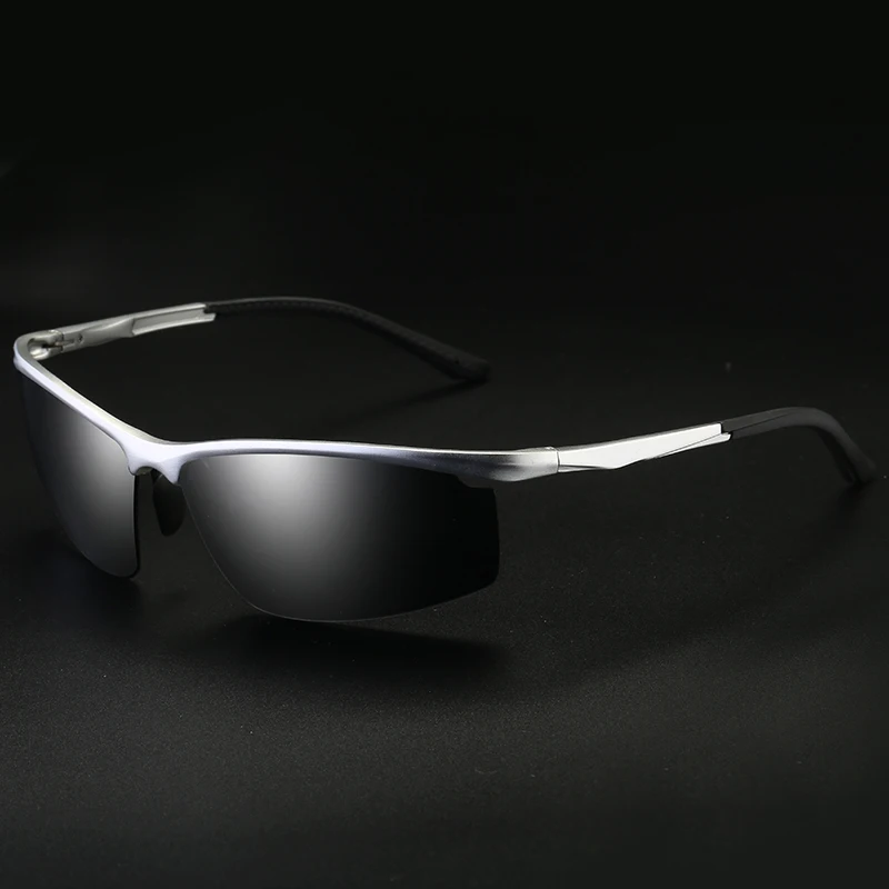 Мужские солнцезащитные очки с поляризацией в оправе из алюминия и магния |