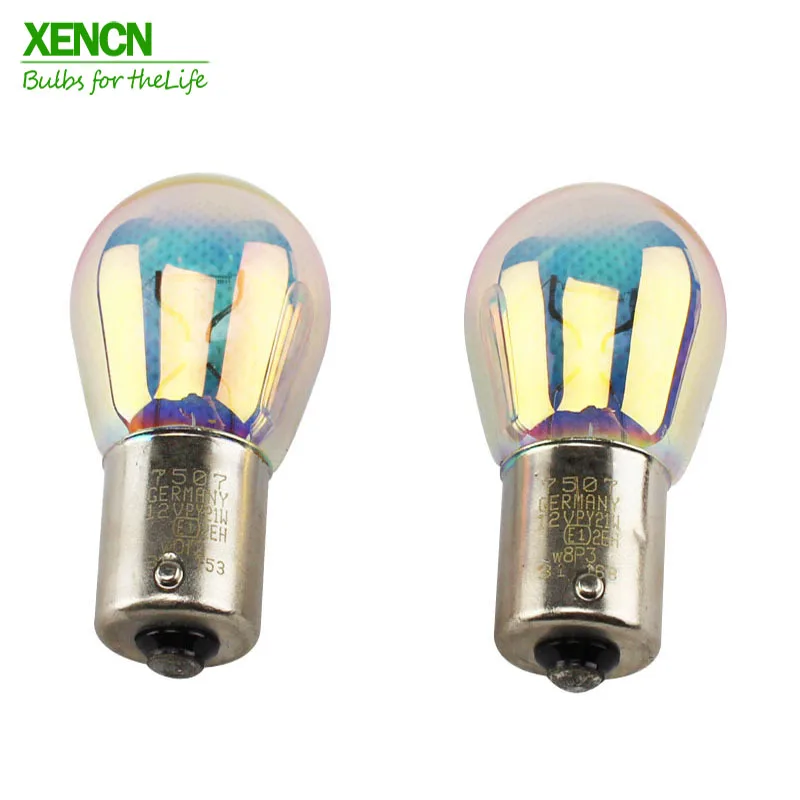 

XENCN PY21W S25 12V 21W BAU15s Car Signal Lights Auto Min Bulb Brake Light Packing Lamps 2PCS