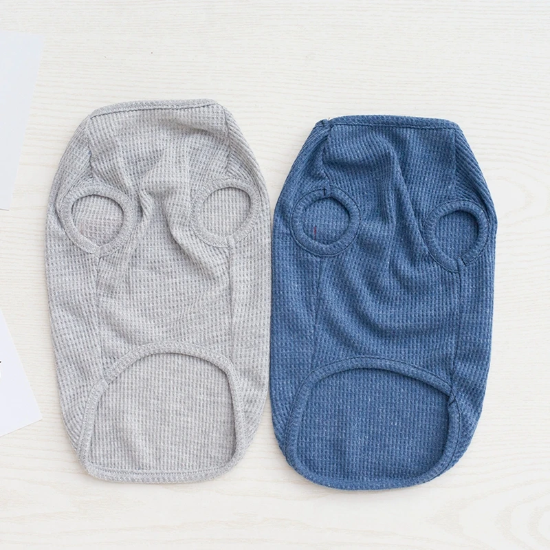 100% хлопок костюмы для маленьких щенков одежда корейский простой стиль жилет