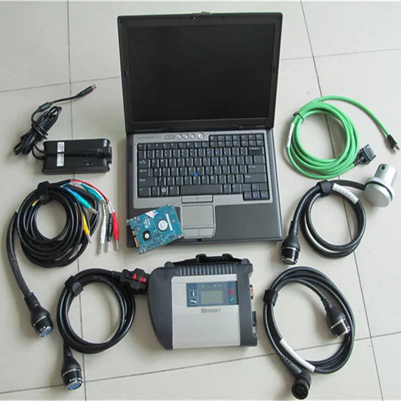 V2020.12 MB SD Connect C4 Star Diagnosis с D630 для ноутбука Dell поддерживает WIN7 320gb HDD