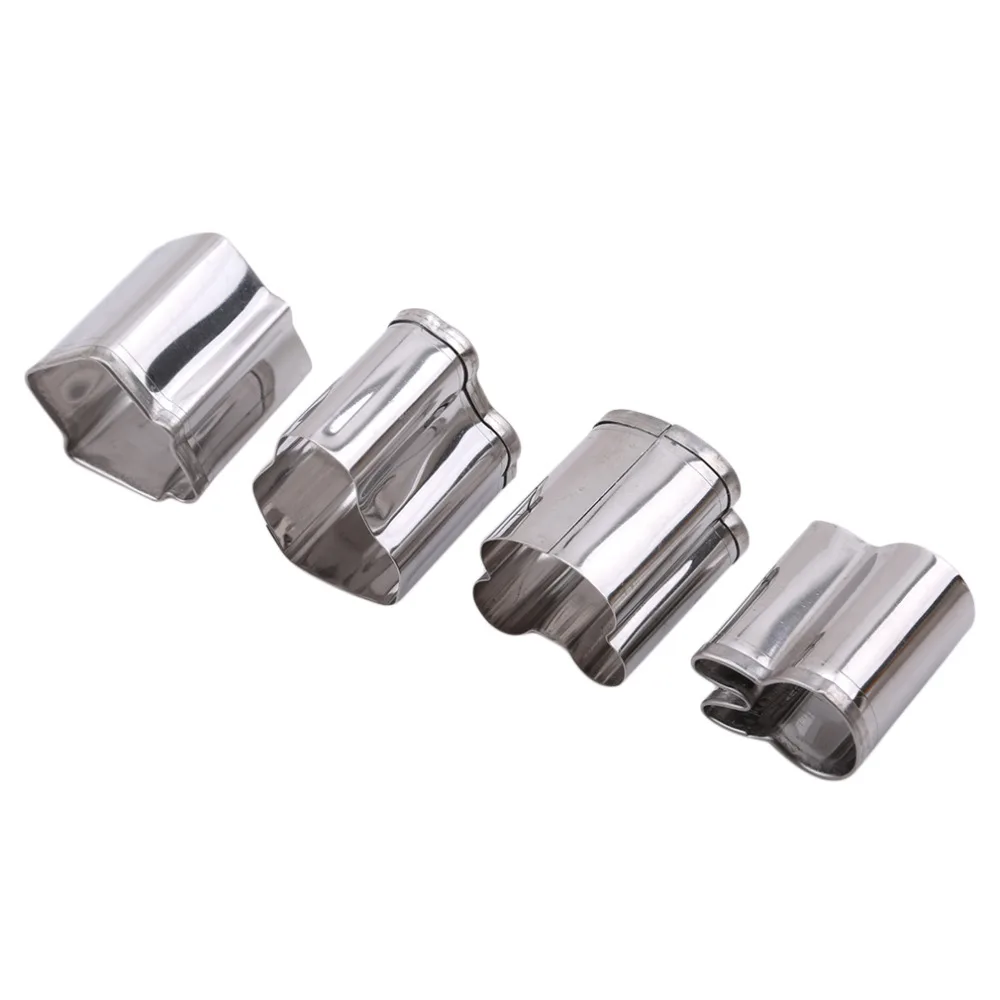 New 10pcs Fruit Cookie Cutter Mold Hedgehog Box Design Mini Stainless Steel Mould Biscuit Ham Tools | Дом и сад