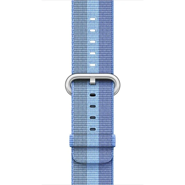 Спортивный тканый нейлоновый ремешок, мягкий ремешок для apple watch 4, 44 мм, 40 мм, браслет на запястье, ремень, тканевый нейлоновый ремешок для iwatch 3/2/1 - Цвет ремешка: Blue2