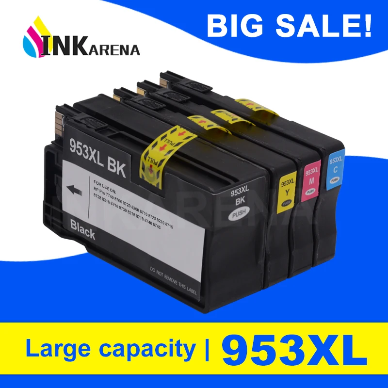 Картридж для принтера HP 953 XL Officejet Pro 7740 8210 8218 8710 8715 8718 8719 8720 8725 8728 8730|Чернильные