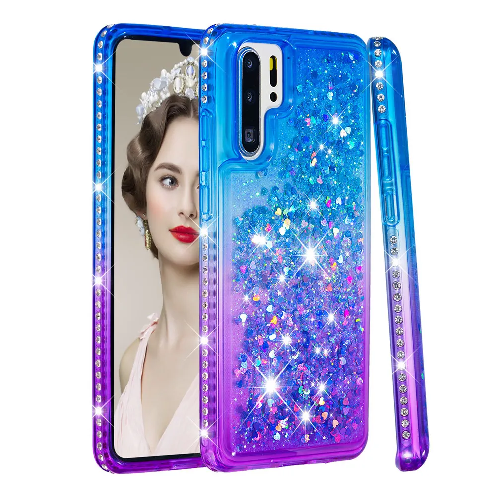 Для Huawei P30 Lite Pro Honor 10 8A Y6 Y7 P Smart Plus 2019 роскошный чехол с алмазным градиентом и
