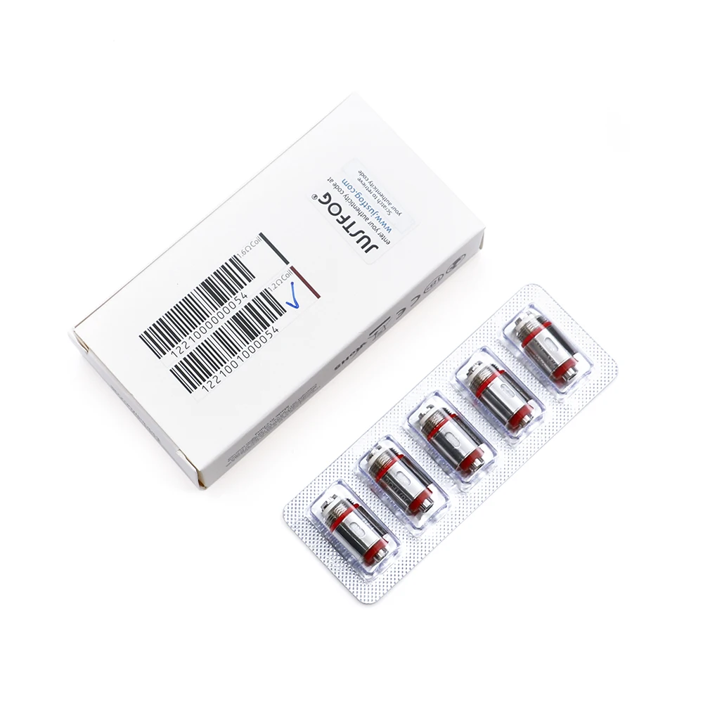 20 шт./лот JUSTFOG Q16 катушки 1.2ohm и 1.6ohm японский органический хлопок комплект катушек для Q16 Q14 S14 G14 C14 starter kit
