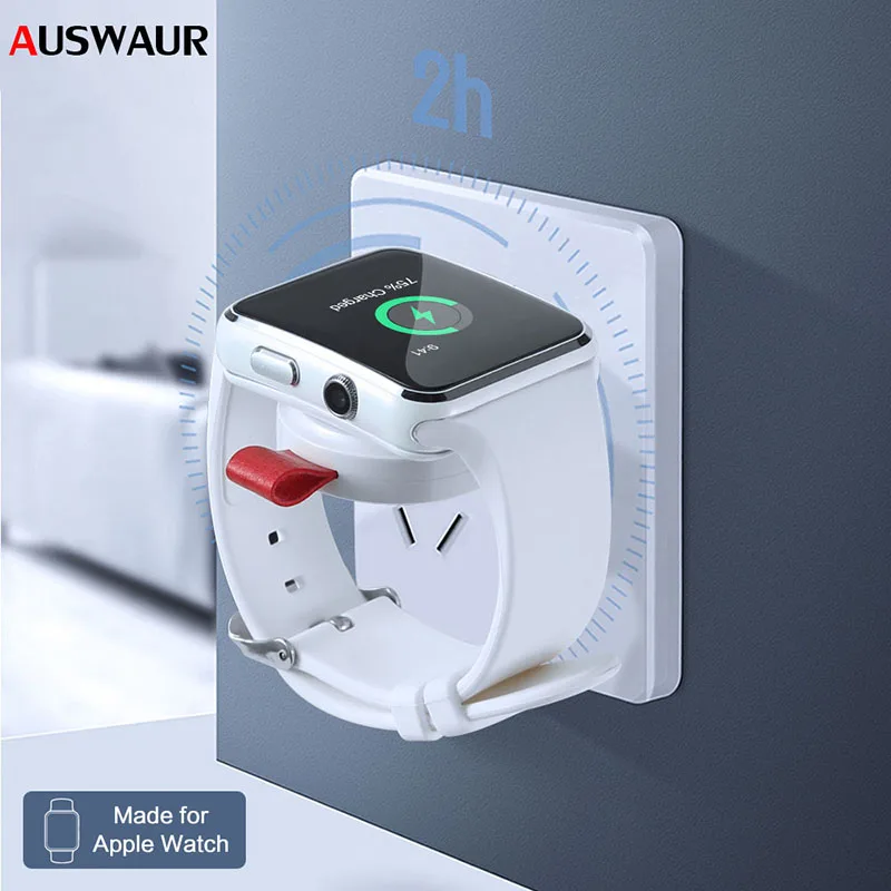 Портативное беспроводное зарядное устройство для Apple Watch серии 4/3/2/1|Зарядные
