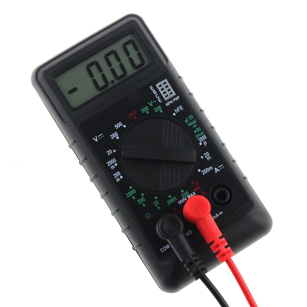 Портативный тестер частоты с ЖК дисплеем Мини цифровой мультиметр зуммером для