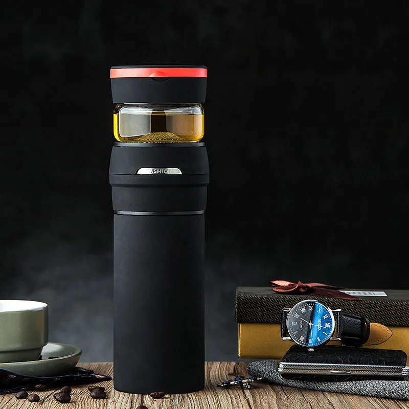 Креативные мужские уличные вакуумные фляжки из нержавеющей стали 304 чайная вода