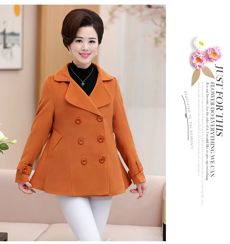 Женщин среднего возраста одежда Большие размеры Новинка женские модные (куртки) |