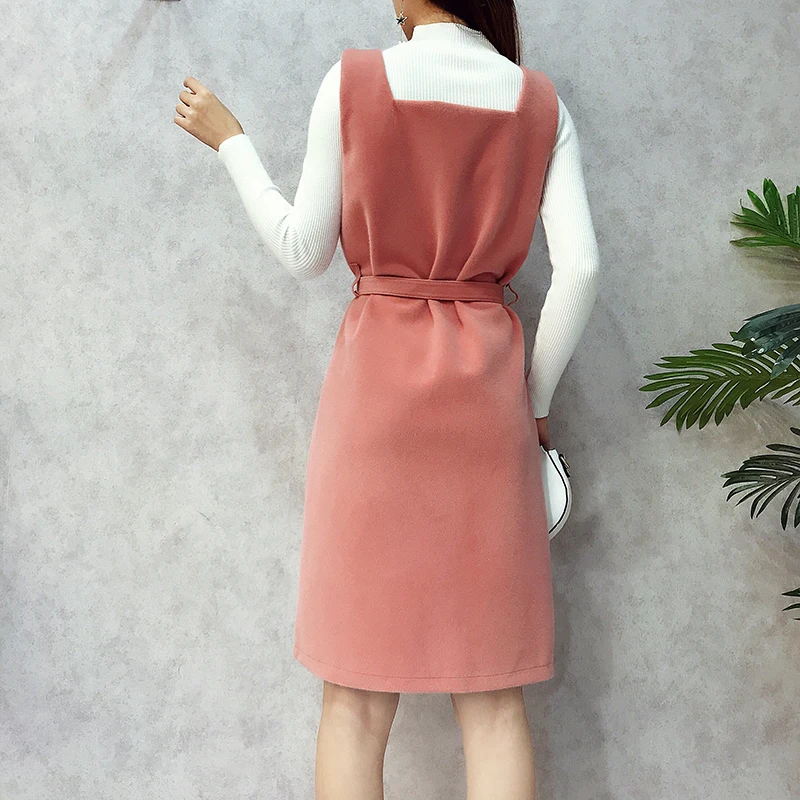 Модный комплект из 2 предметов для женщин зима 2020 водолазка с длинным рукавом