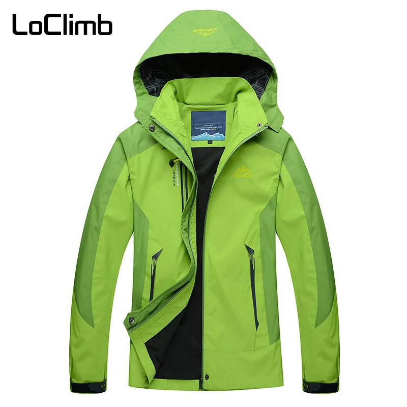 Женская Спортивная ветровка LoClimb, Весенняя водонепроницаемая куртка для кемпинга, пешего туризма, Женская куртка для альпинизма, треккинга, велоспорта, AW119