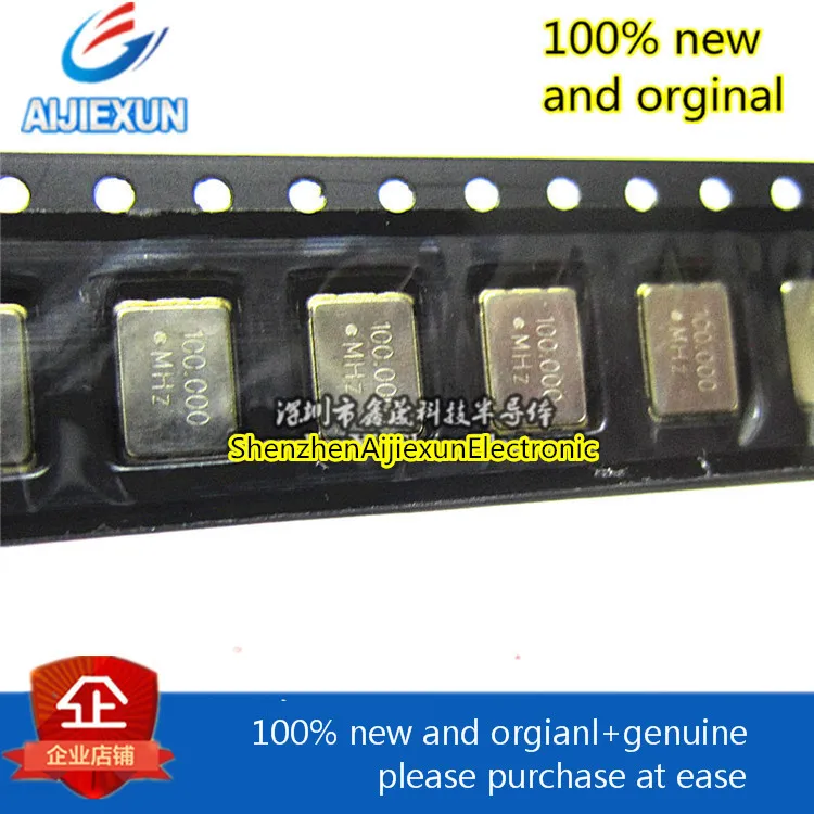 10 шт. 100% новый и оригинальный активный кварцевый генератор 7050 100M 4P SMD 100 МГц 4