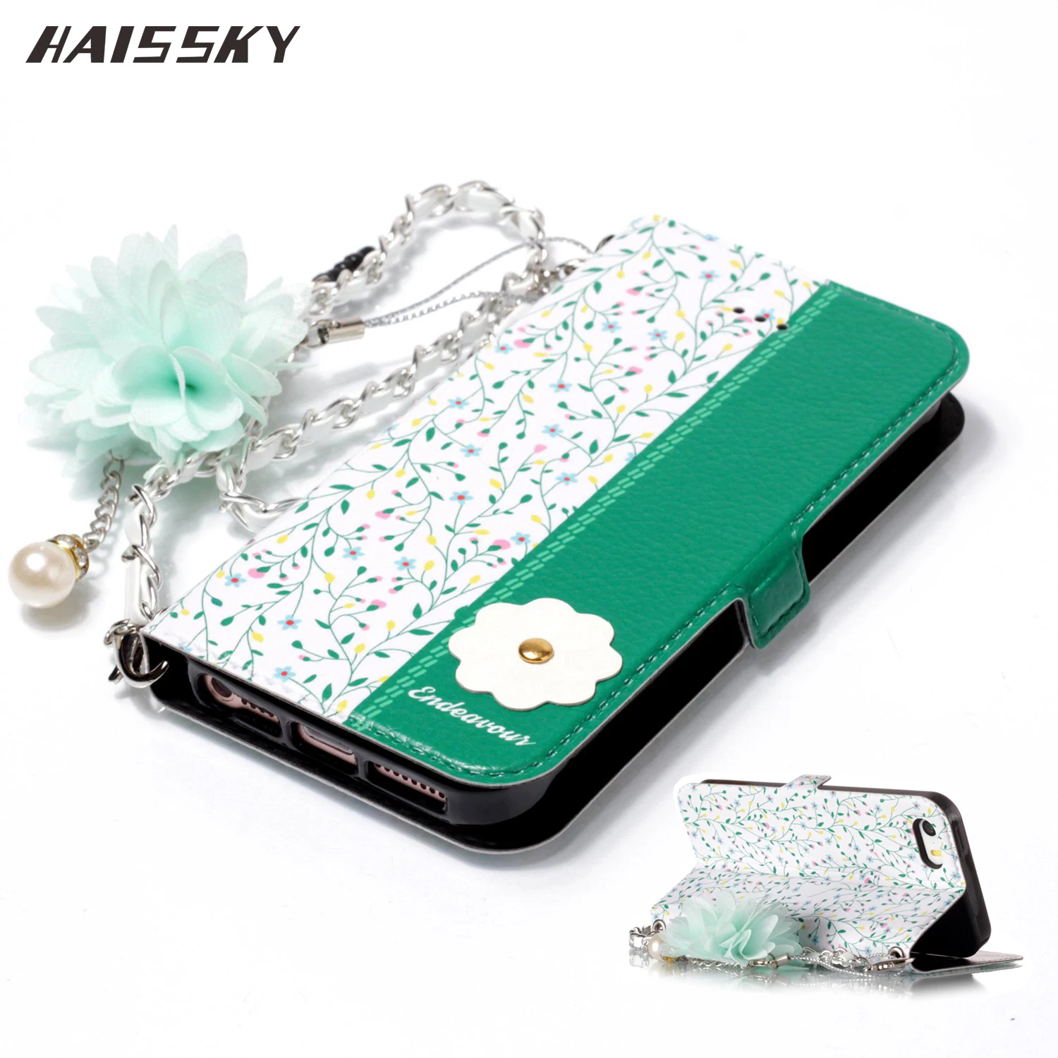Кожаный чехол для iPhone 5 5S SE с цветочным рисунком, откидной Чехол, Кошелек, Чехол для карт, для iPhone 11 Pro X XR XS Max 6 6s 7 8 Plus, ручная цепочка