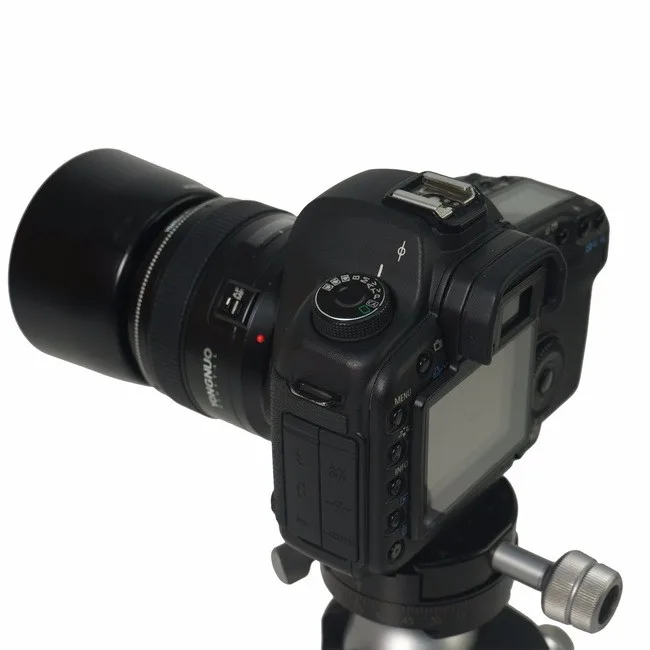 Светодиодная лампа для видеосъемки YONGNUO 85 мм f1.8 Камера бленда для объектива с фиксированным фокусным расстоянием большой апертурой Автофокус для Canon5D 500D 400D 650D 600D 450D 60D 7D