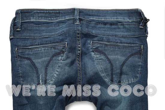 2013 New Sexy Skinny Mid Rise Double Waist 9-length Jeans for Ladies Women |