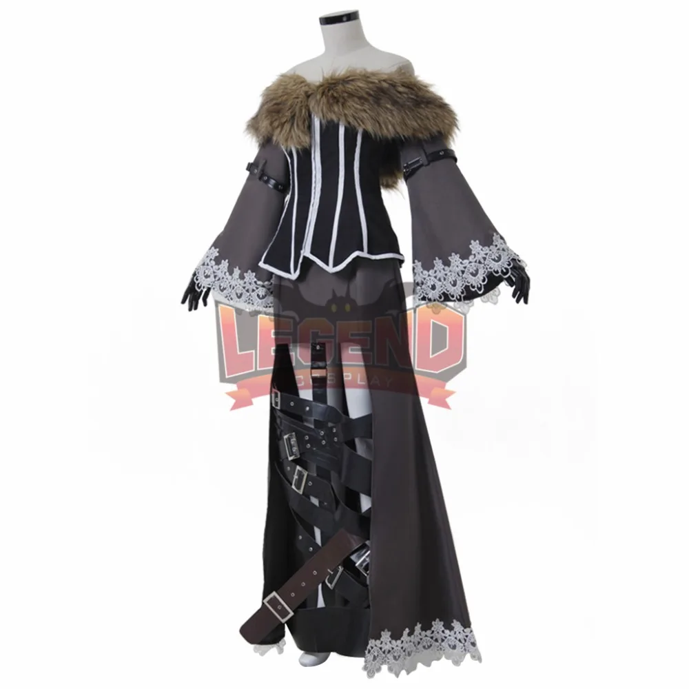Косплей Легенда финальная фантазия X Lulu Взрослый Костюм на заказ полный комплект
