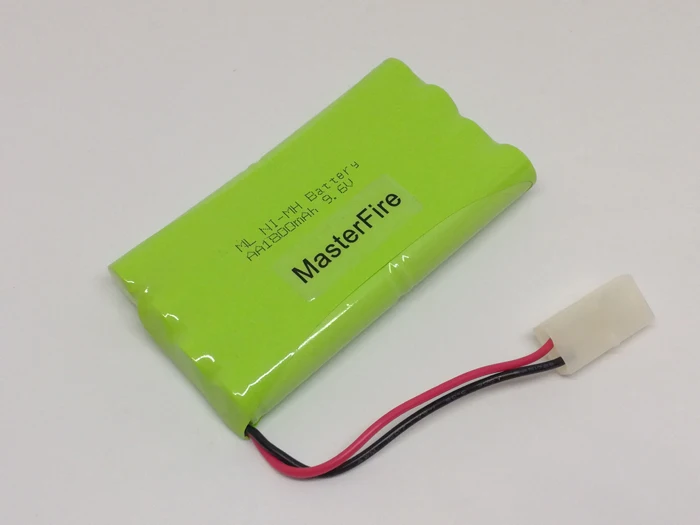 MasterFire новый оригинальный 9 6 V 1800mAh 8x AA Ni MH RC перезаряжаемый аккумулятор с