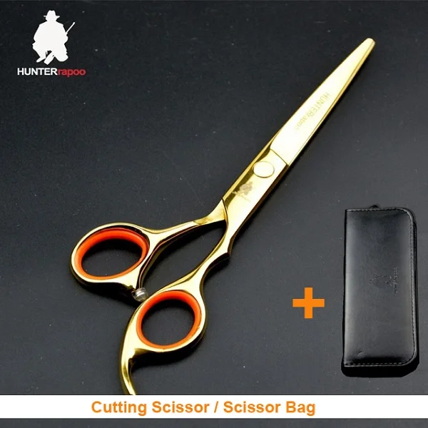 cut scissor with bag Скидка 30%, 6 дюймов, профессиональные ножницы для стрижки волос, парикмахерские ножницы из нержавеющей стали, набор, парикмахерский магазин, товары, комплект для салонов - Цвет: cut scissor with bag