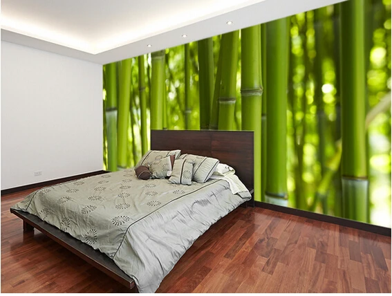 Фотообои на заказ бамбуковые деревья 3d стереоскопические обои для гостиной