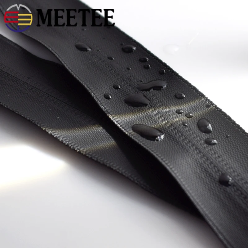 Meetee 5 # Нейлон непромокаемые застежки молнии 75 см Open end молния DIY сумка пальто
