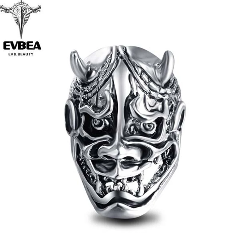 EVBEA Новая модная маска хання маска дьявола на Хэллоуин мужские Кольца готический панк Байкер мужское кольцо крутое ювелирное изделие