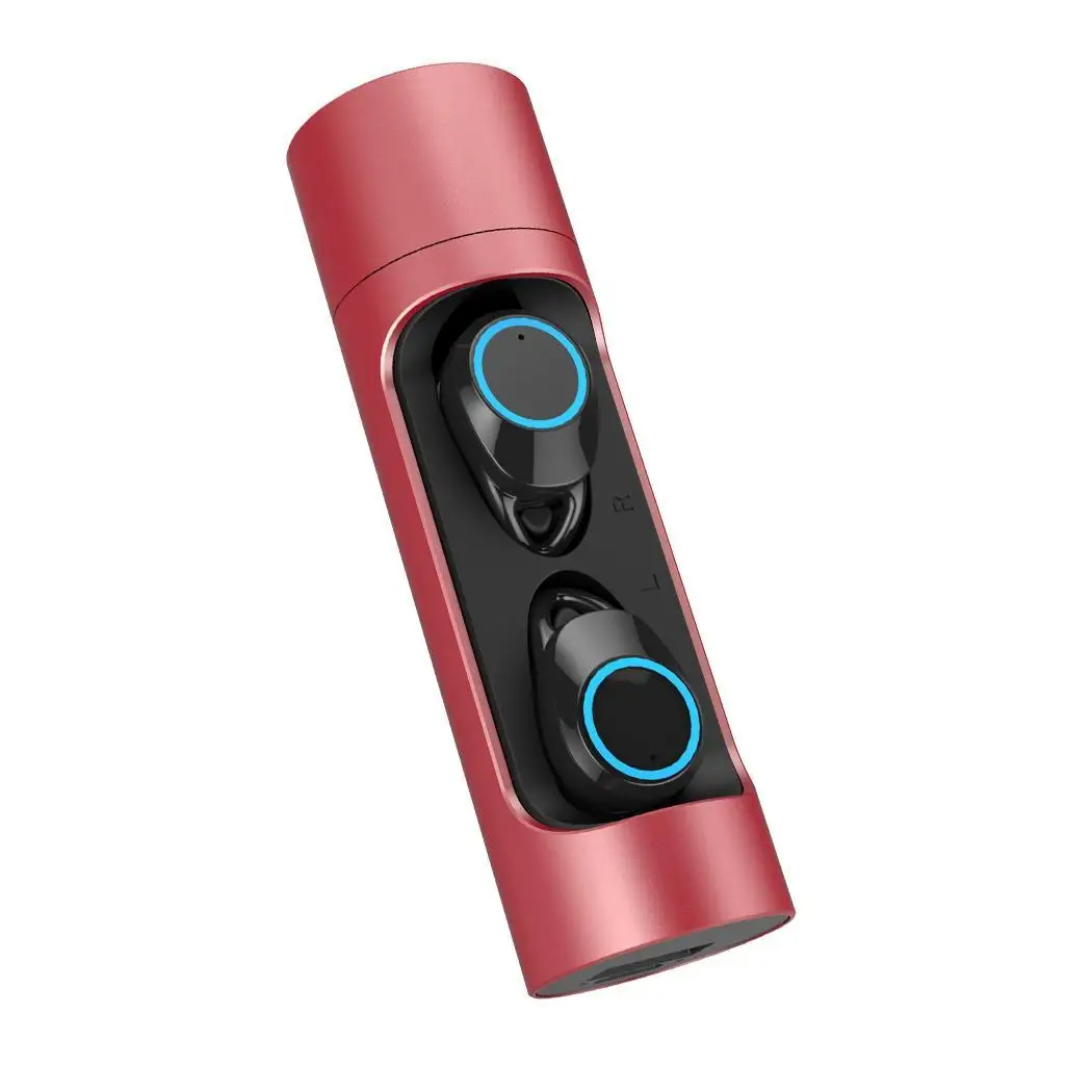 Беспроводные наушники TWS с зарядной док станцией водонепроницаемый чехол Bluetooth